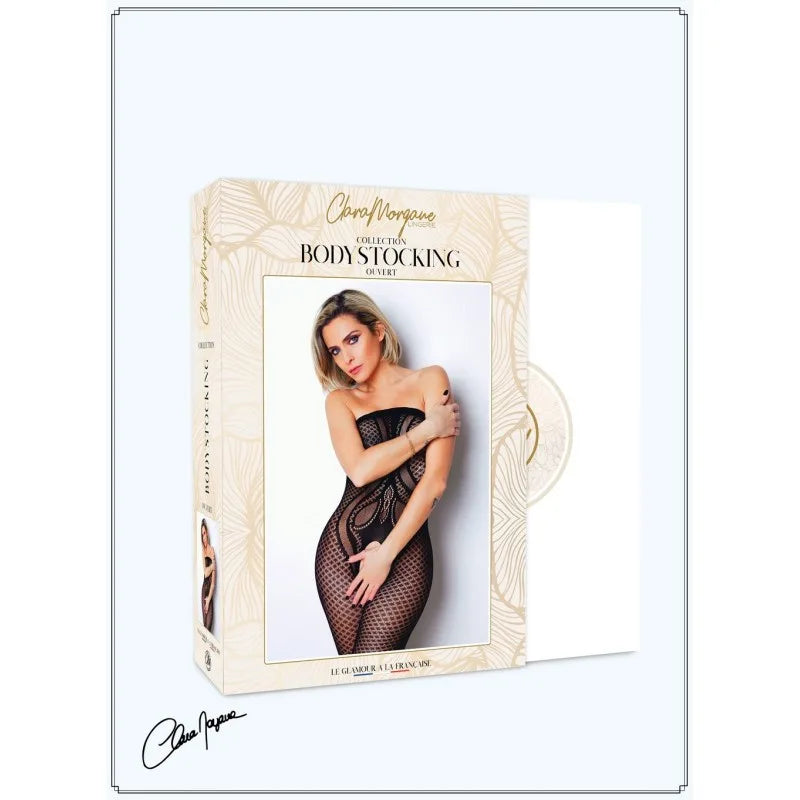 Bodystocking fantaisie sans manche - Le Numéro 20 - Collection Bodystocking