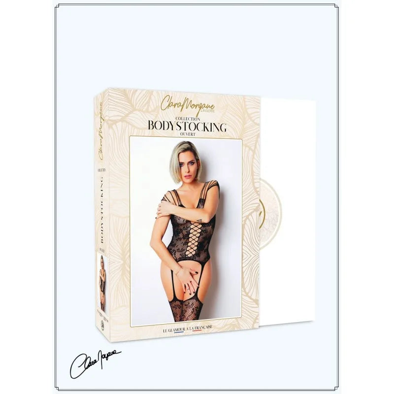Bodystocking imprimé florale - Le Numéro 10 - Collection Bodystocking