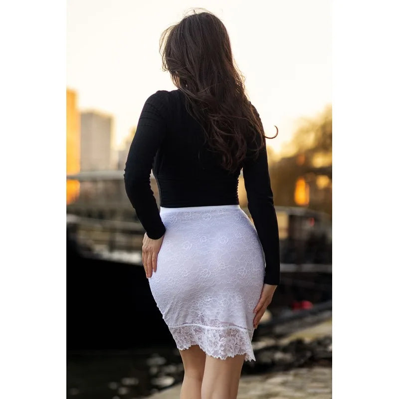 Jupe longue blanche Catalina