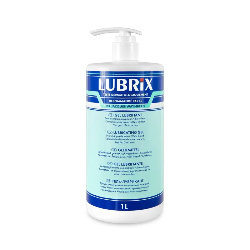 Gel lubrifiant 1 litre à base d'eau Lubrix