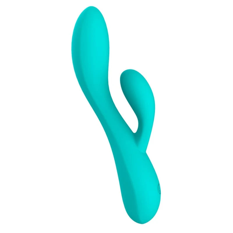 Vibromasseur rabbit USB turquoise NINA
