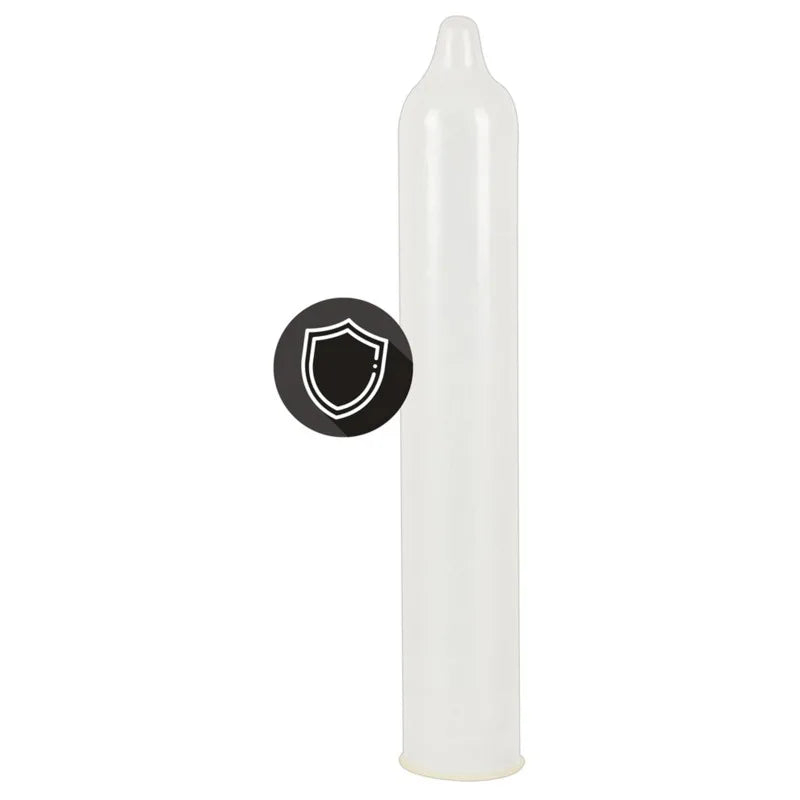 Préservatifs lubrifiés, plus épais, en latex x12 avec réservoir Extra Safe 53 mm