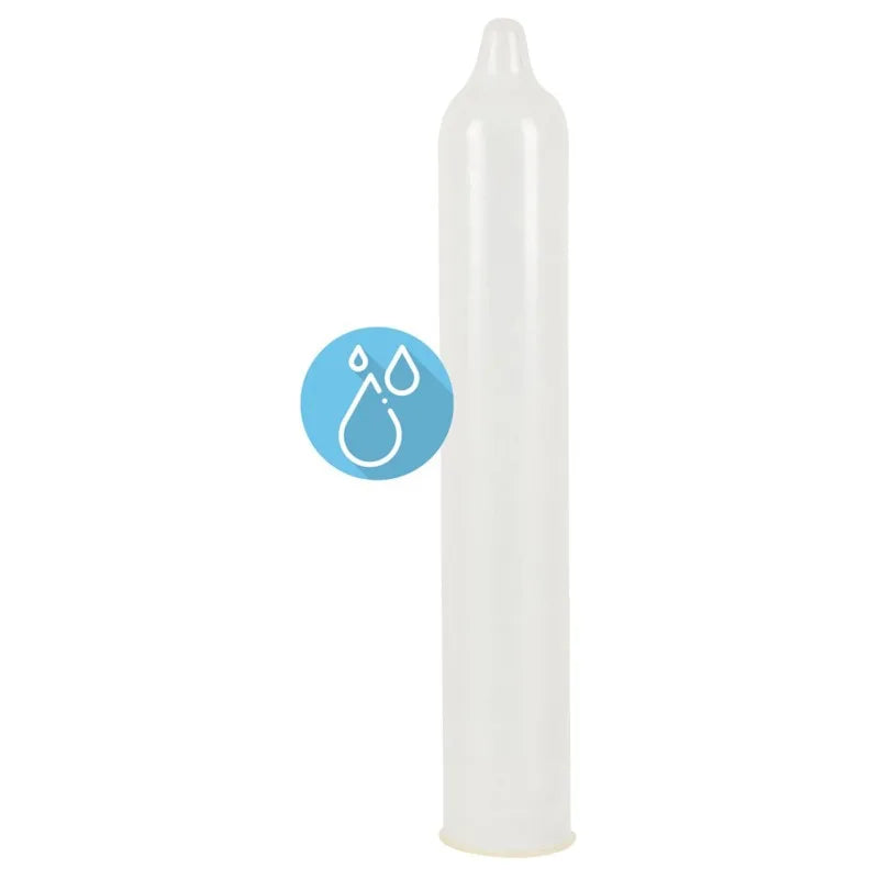 Préservatifs extra lubrifiés, en latex x12 avec réservoir Extra Wet 53 mm
