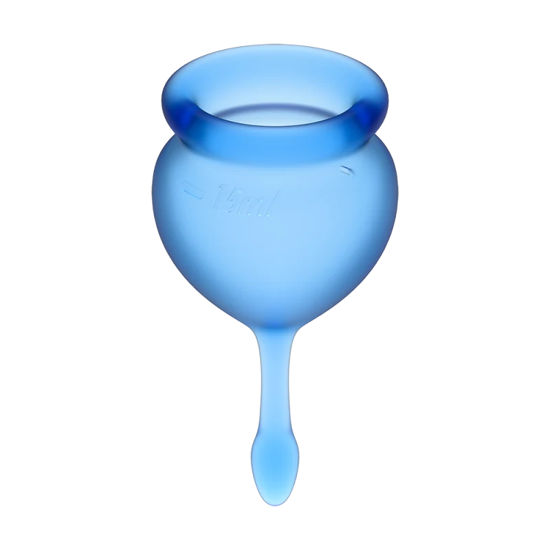 2 coupes menstruelles Satisfyer Dark Bleu FEEL GOOD