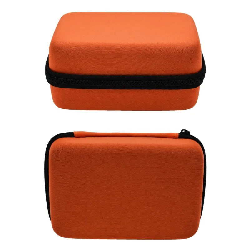 Boite de rangement coquée couleur orange