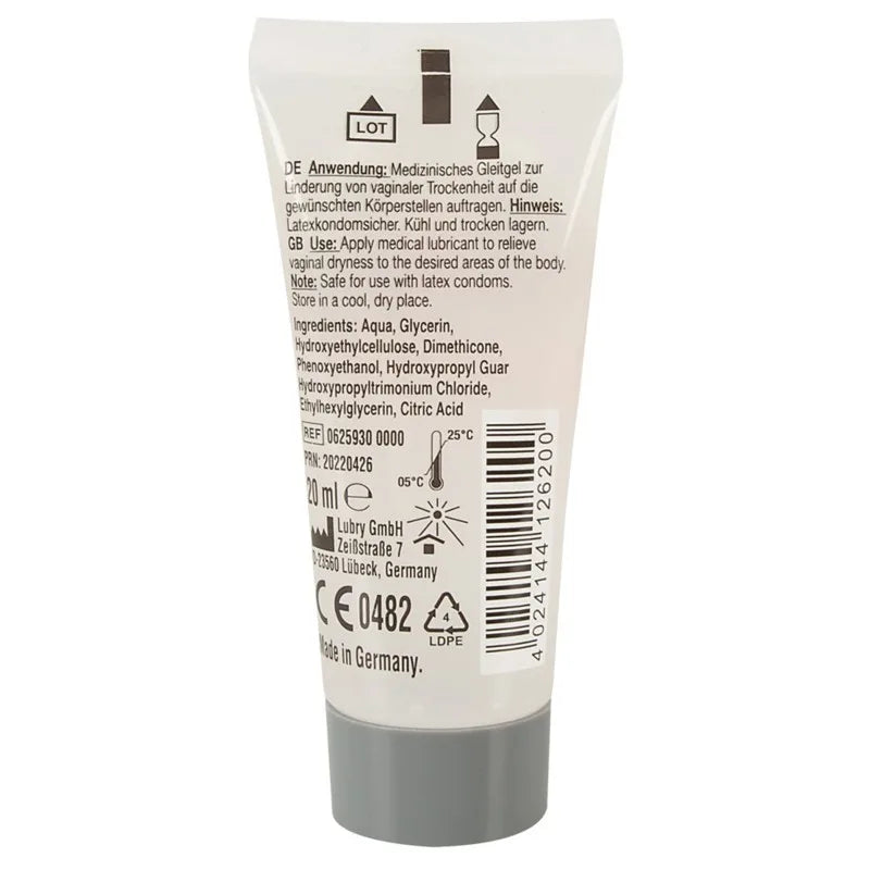 Gel lubrifiant PERFORMANCE à base d'eau et de silicone, végétalien 20ml