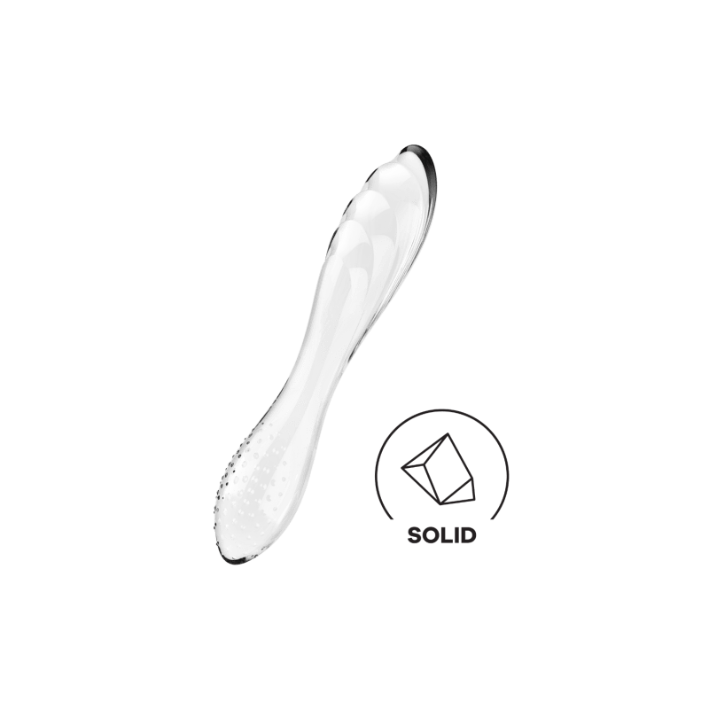 Gode en verre transparent haute qualité Dazzling Crystal 1 Satisfyer