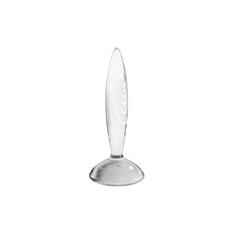 Gode anal en verre borosilicaté massif transparent Sparkling Crystal Satisfyer