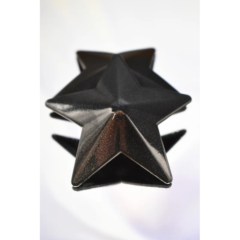 Nipple Métal noir Cache tétons d'étoile