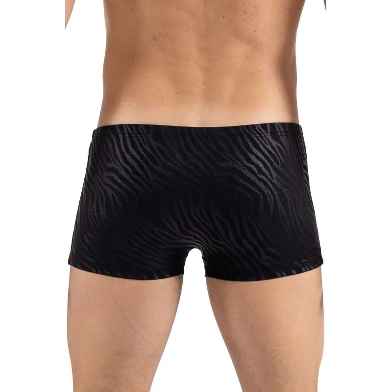 Boxer noir &amp; gold Zebra - LM2403-67BLK