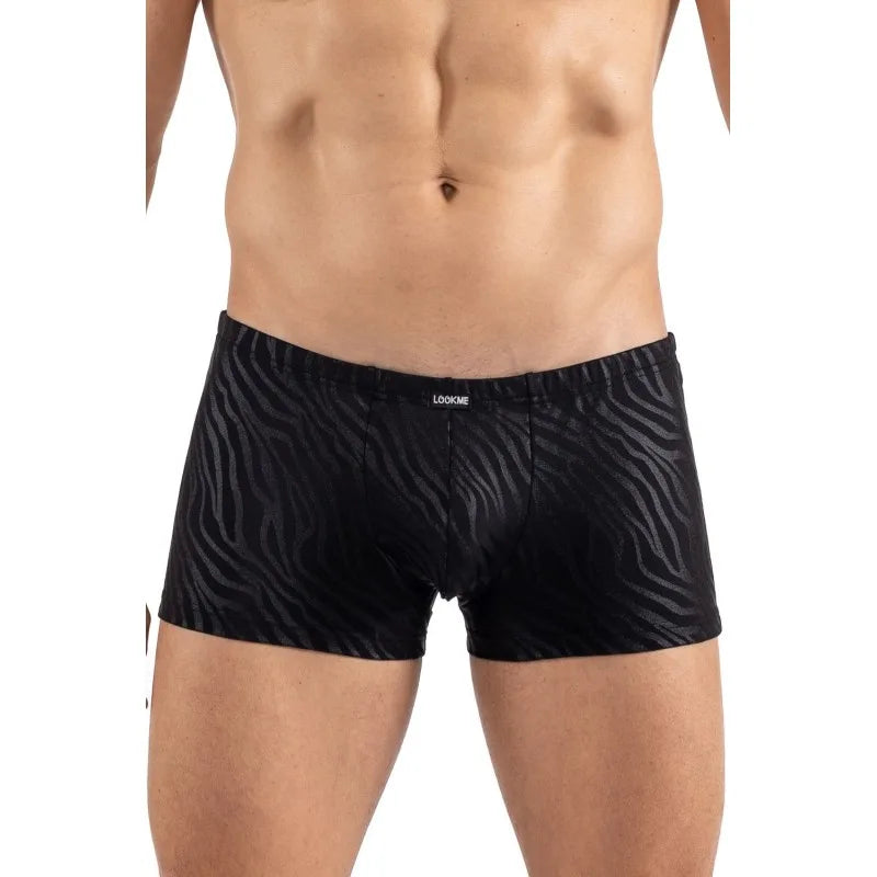 Boxer noir &amp; gold Zebra - LM2403-67BLK