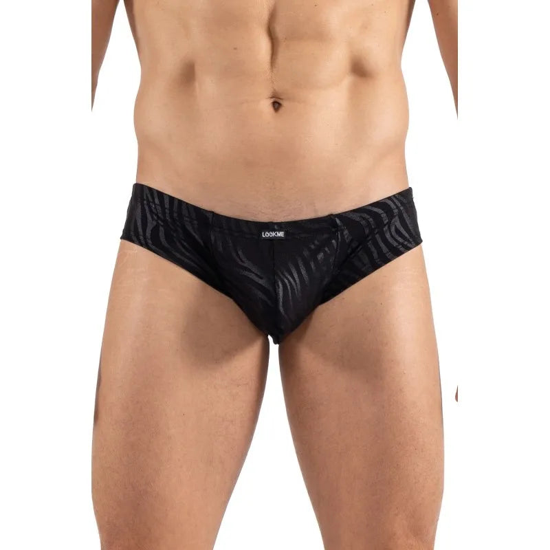 minipant noir &amp; gold Zebra - LM2403-68BLK