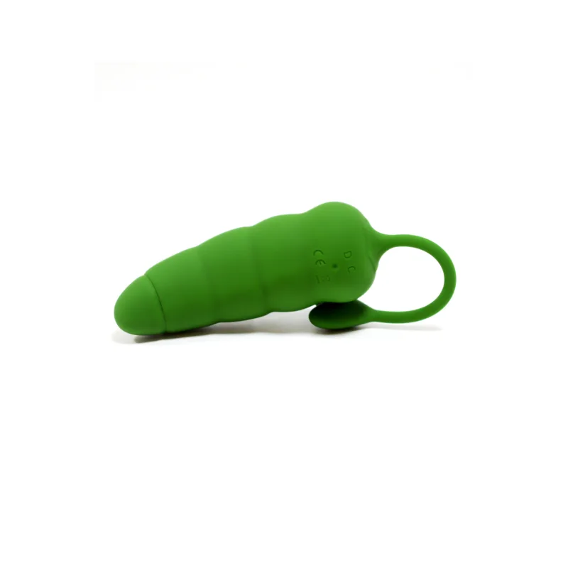PIMENTO, Un Œuf vibrant avec télécommande, couleur et forme "Piment" en silicone médical