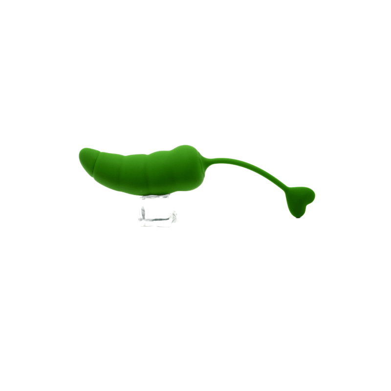 PIMENTO, Un Œuf vibrant avec télécommande, couleur et forme "Piment" en silicone médical