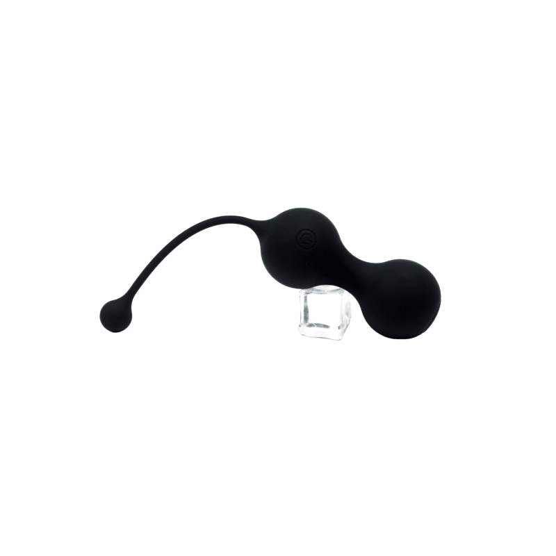 MINA Noir, Boules de Geisha en silicone médical USB avec télécommande