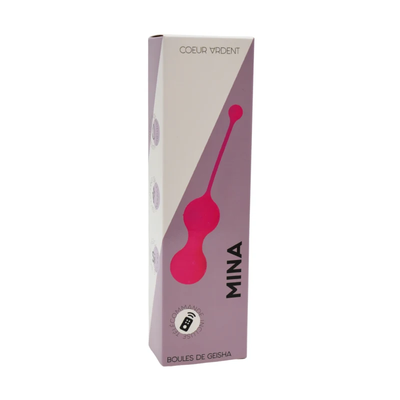 MINA Rose, Boules de Geisha en silicone médical USB avec télécommande