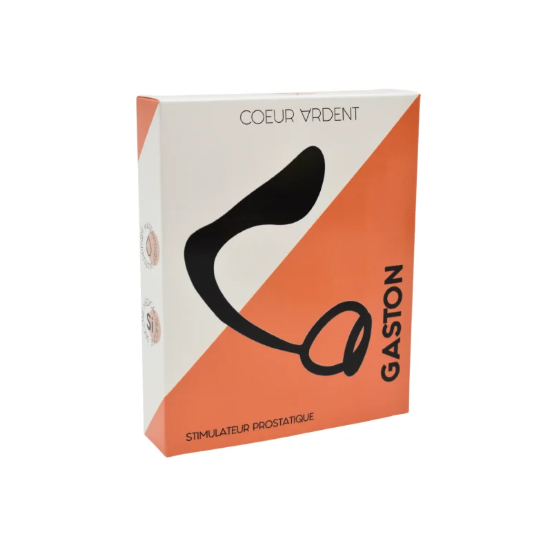 GASTON, Stimulateur Prostatique dans un silicone doux et lisse