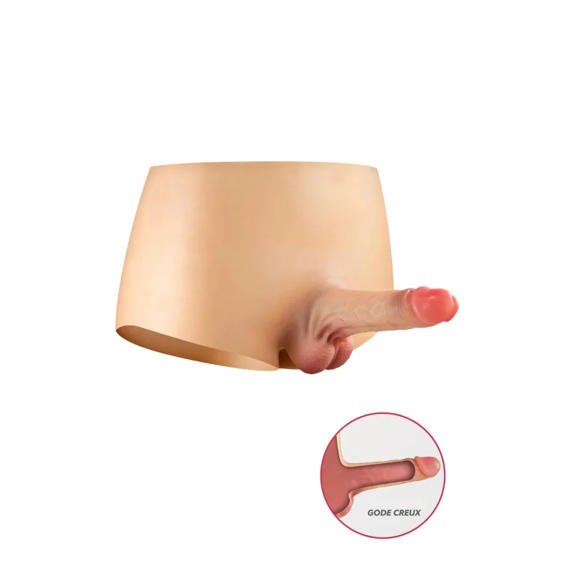 Culotte gode creux en silicone