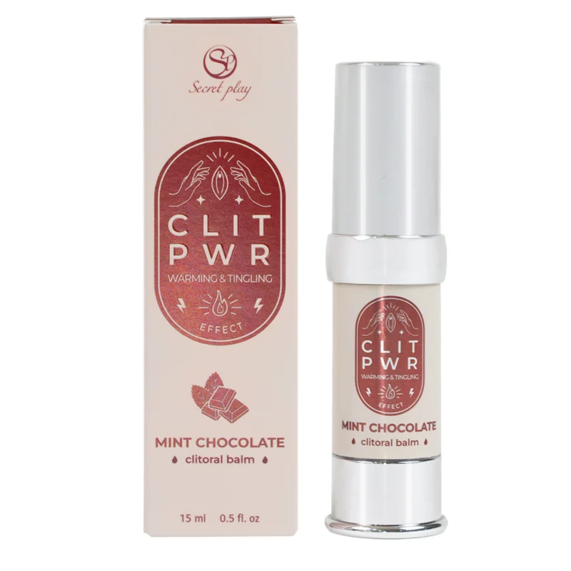 Baume stimulant chauffant pour clitoris Menthe Chocolat 15ml