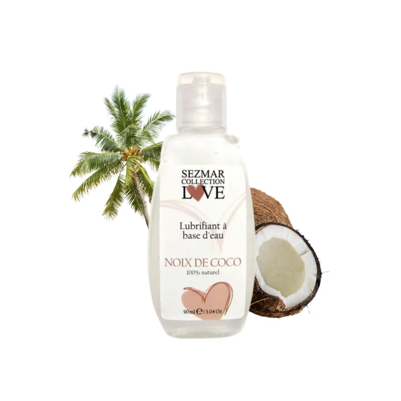 Lubrifiant à base d'eau 100% naturel Noix de Coco 90 ml