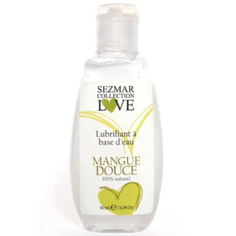 Lubrifiant à base d'eau 100% naturel Mangue Douce 90 ml