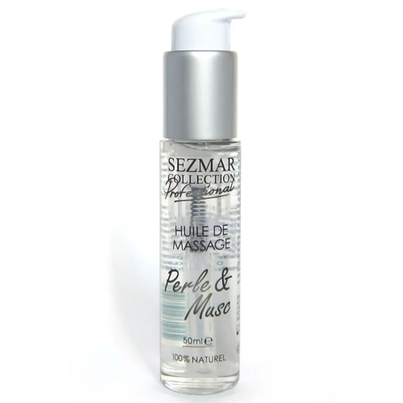 Huile de massage professionnelle Perle &amp; Musc 100% naturelle 50 ml