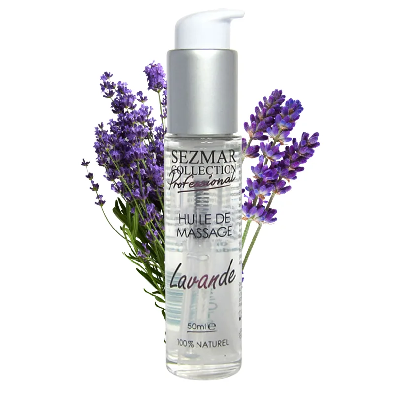 Huile de massage professionnelle Lavande 100% naturelle 50 ml