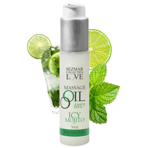 Huile de massage comestible mojito menthe 50ml