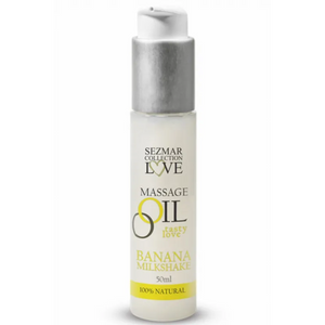 Huile de massage comestible milkshake banane 50ml