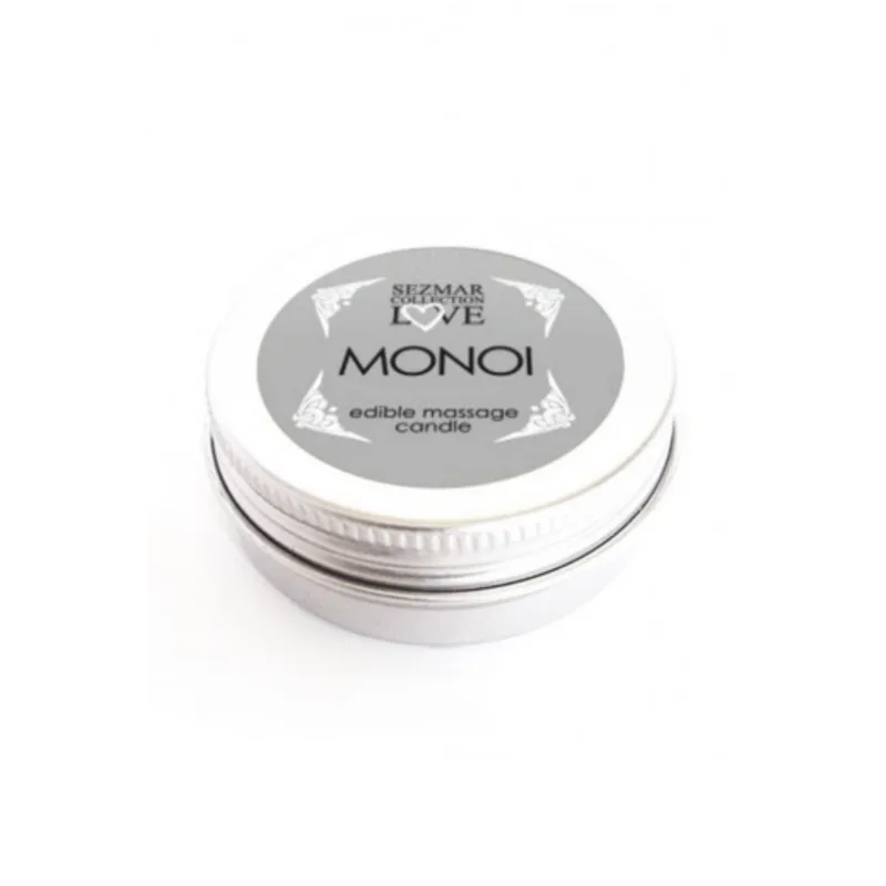 Mini Bougie de massage Monoï 30ml 100% naturelle