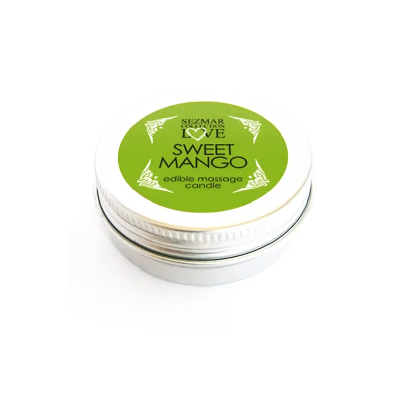 Mini Bougie de massage Mangue 30ml 100% naturelle