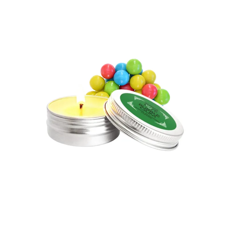 Mini Bougie de massage Bubble Gum 30ml 100% naturelle