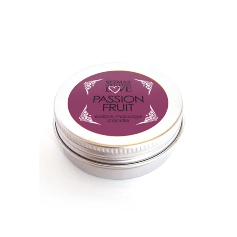 Mini Bougie de massage fruit de la passion 30ml 100% naturelle