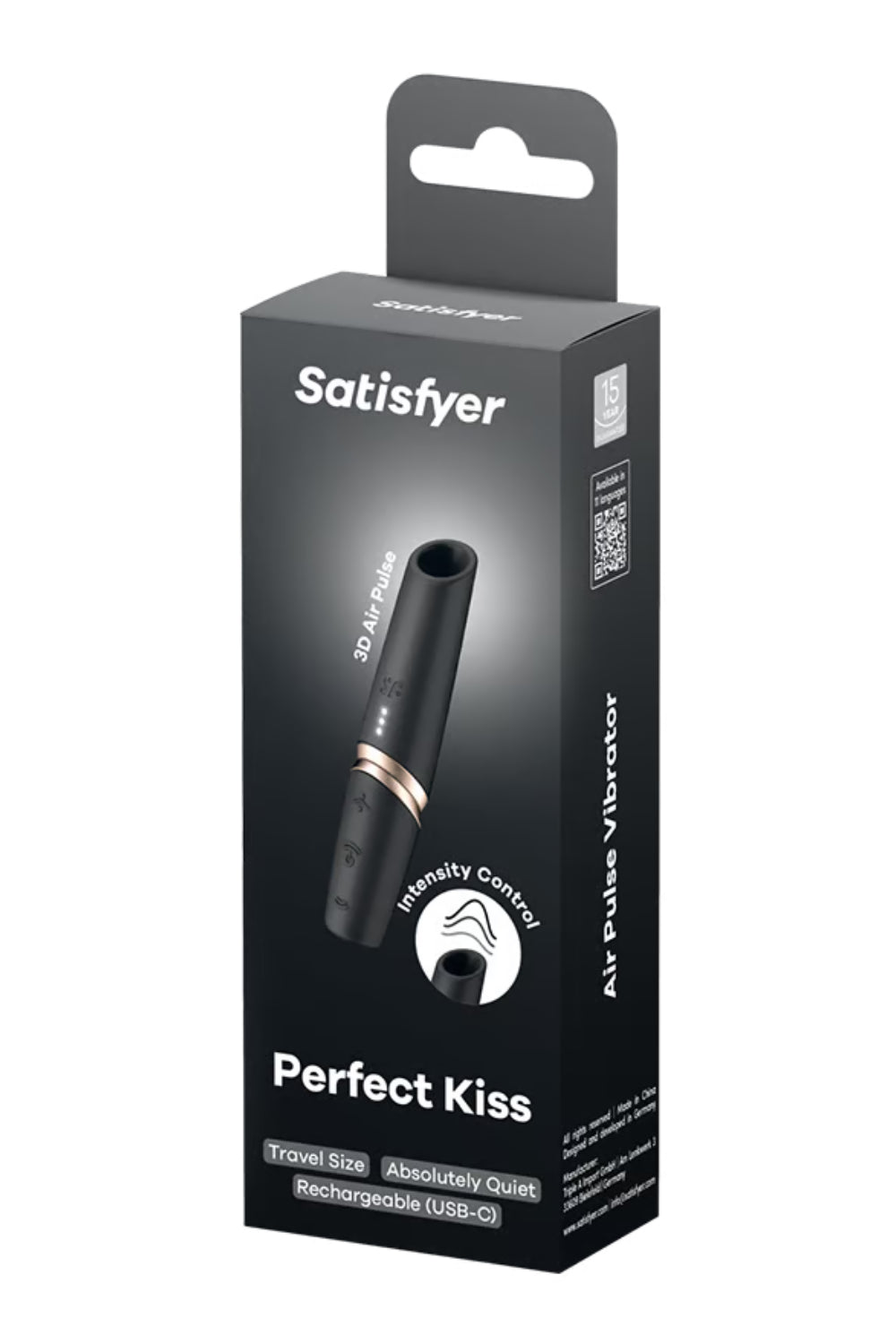 Stimulateur clitoridien de voyage Perfect Kiss Satisfyer