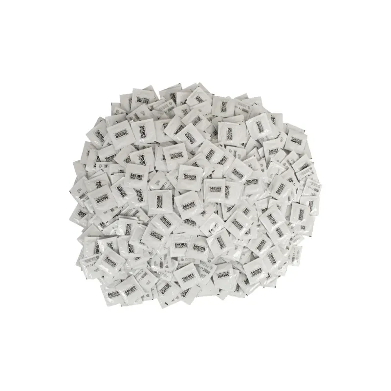 Lot de 1000 préservatifs latex lubrifiés 53 mm