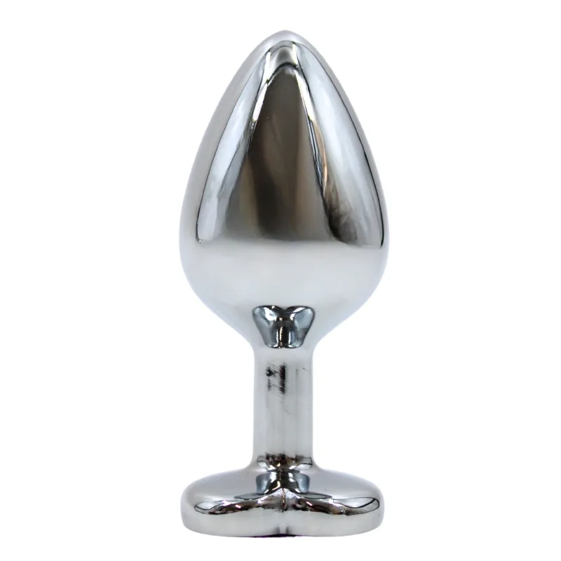 Plug bijou en aluminium bijou coeur violet Medium LOVELY