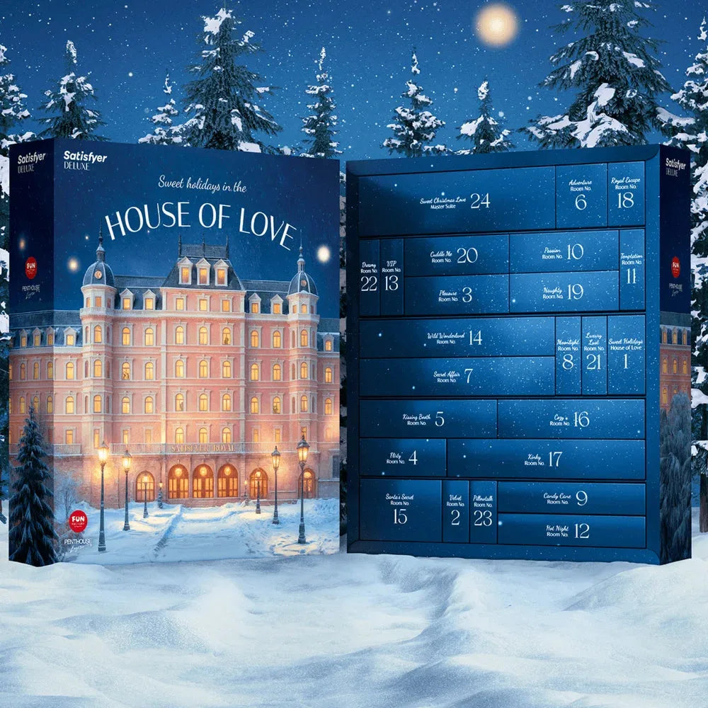 Calendrier de l'Avent House of Love, 24 surprises intimes pour des fêtes sensuelles et romantiques.