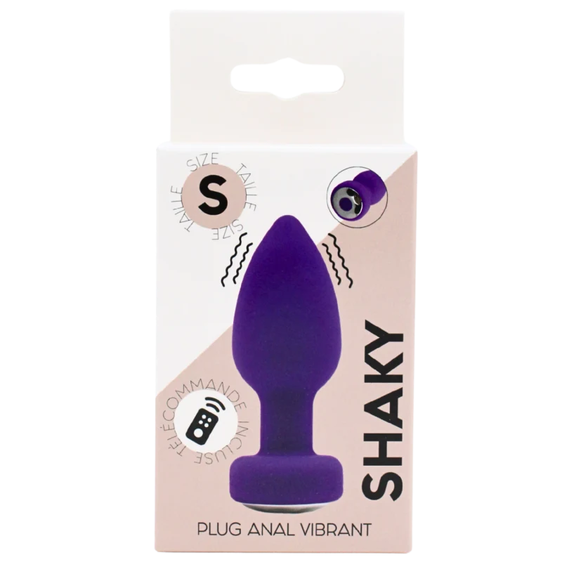 Plug Anal Vibrant Télécommandé SHAKY Violet