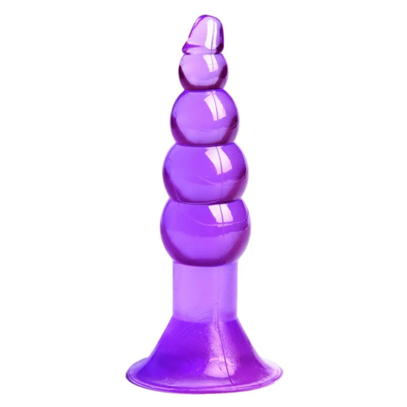 Plug Anal Ventouse Boules Jelly 11 cm Pocket Pleasure 1 dosette lubrifiant