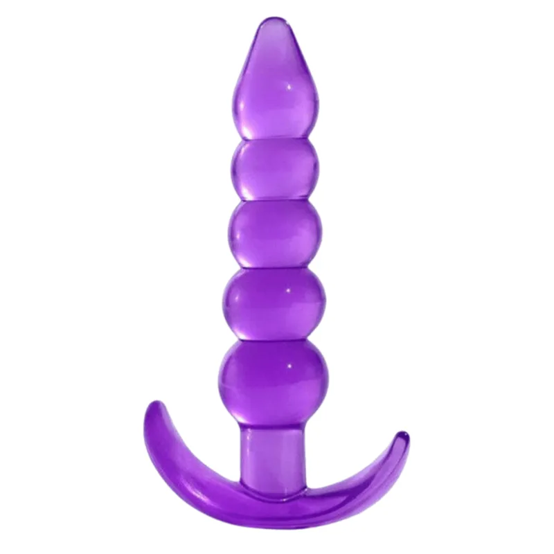 Plug Anal Jelly 5 Boules Pocket Pleasure + 1 dosette lubrifiant