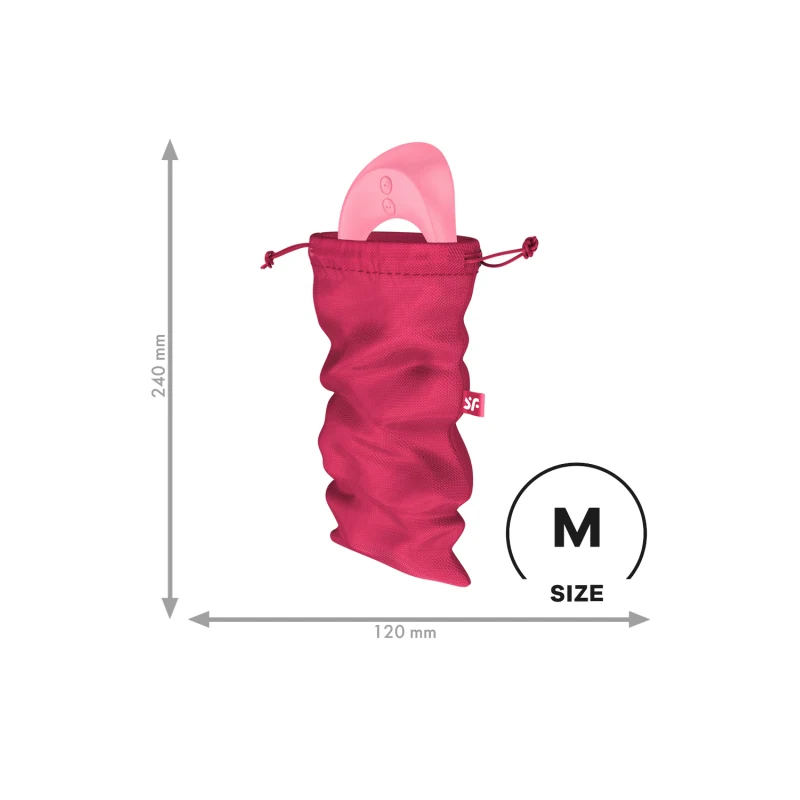 Sac de rangement sextoys rose taille M Treasure Bag Satisfyer