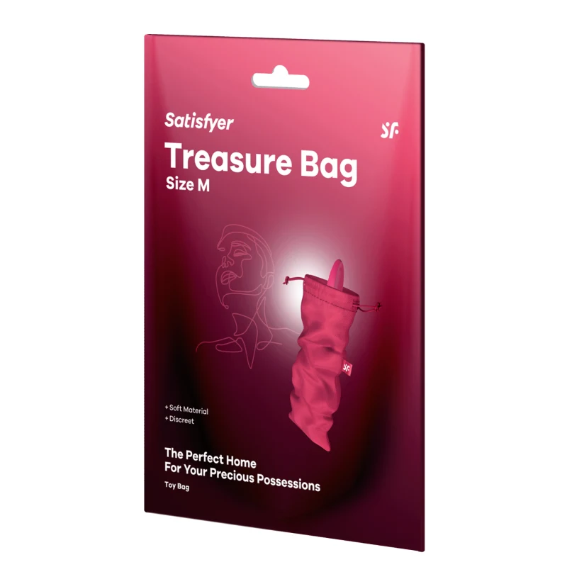 Sac de rangement sextoys rose taille M Treasure Bag Satisfyer