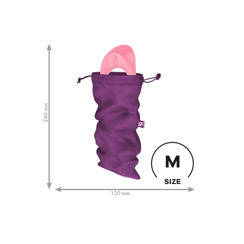 Sac de rangement sextoys violet taille M Treasure Bag Satisfyer