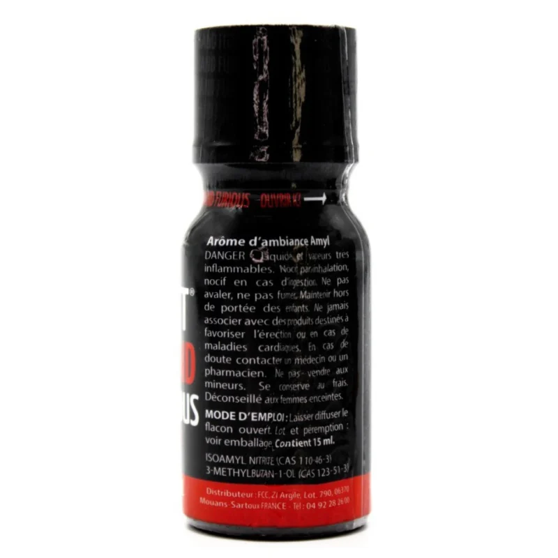Stimulant euphorisant arôme Amyl Fist Hand Furious 15 ml