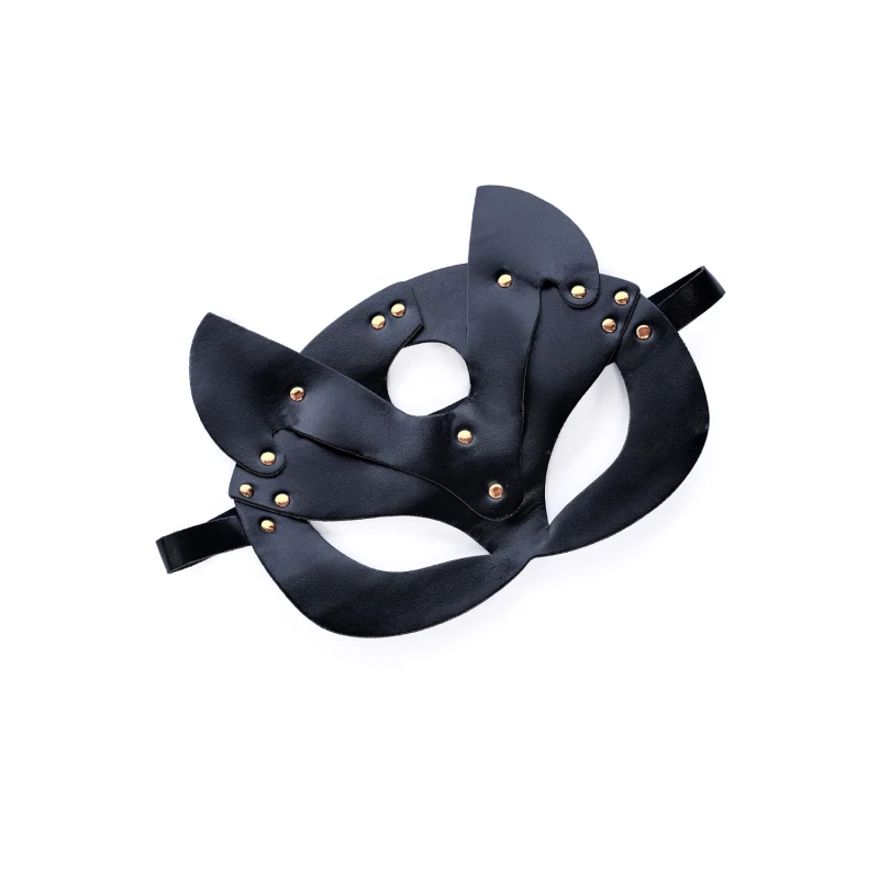 Masque félin en faux cuir - Mapalé