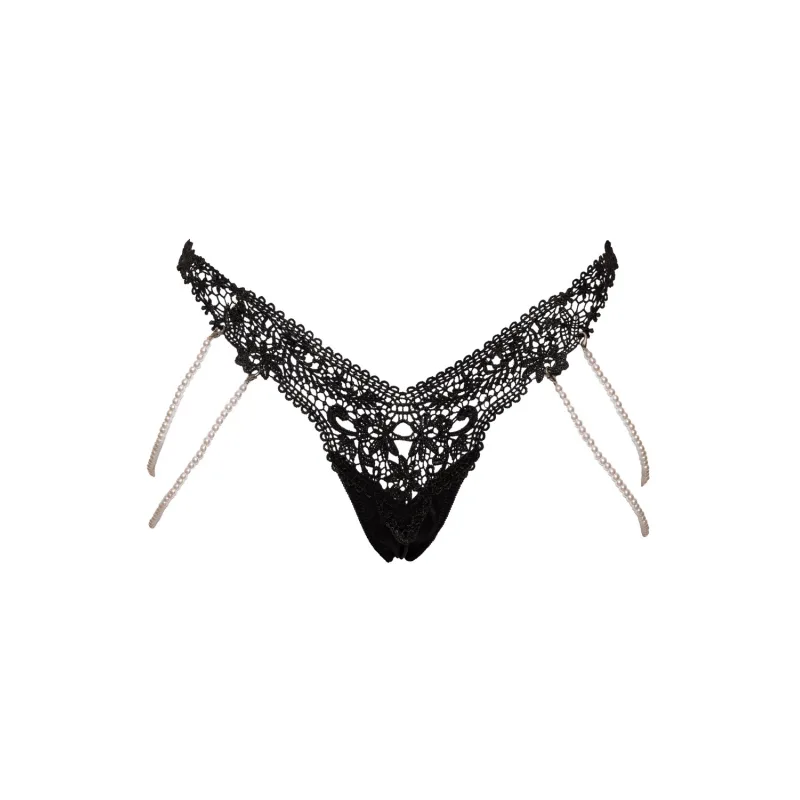 String dentelle &amp; perles amovibles - Cottelli