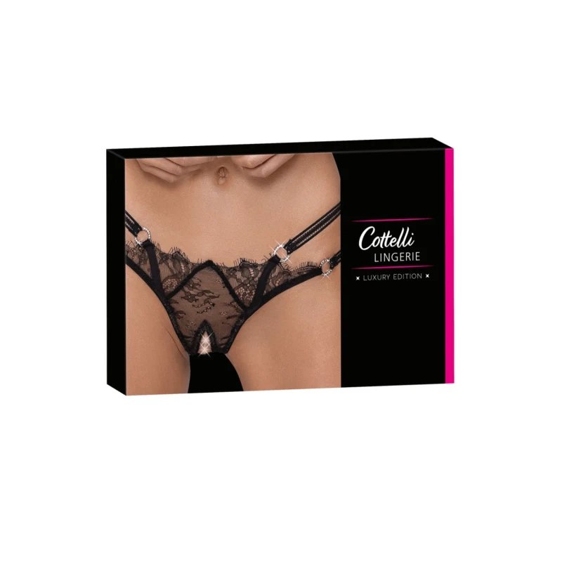 String ouvert en dentelle avec strass - Cottelli