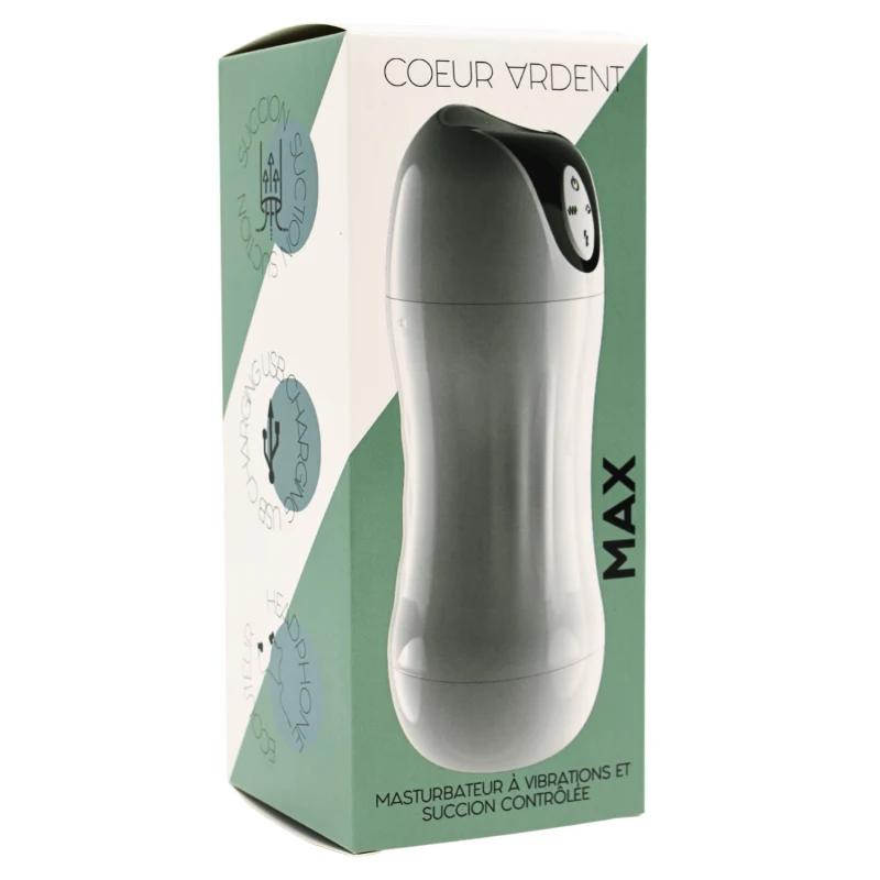 MAX – Masturbateur à Vibrations &amp; Succion Contrôlée USB