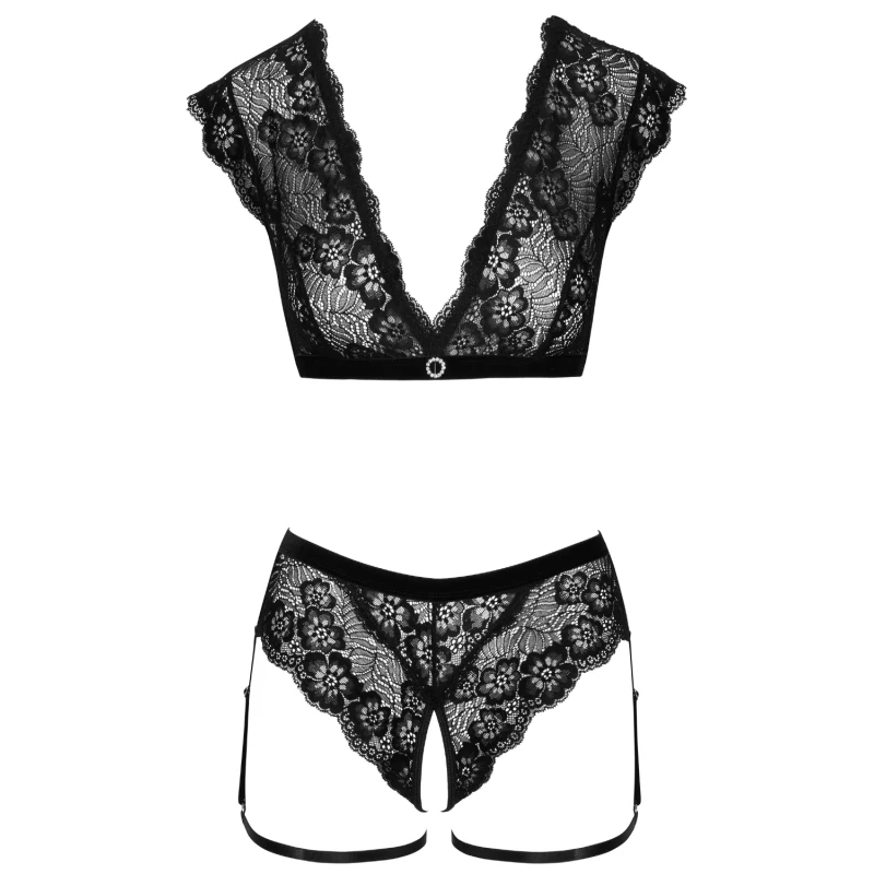ensemble-lingerie-dentelle-cottelli-top-manches-courtes-culotte-ouverte-avec-sangles-de-cuisse