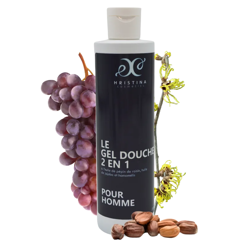 2 en 1 Shampoing et Gel douche - Homme 250ml